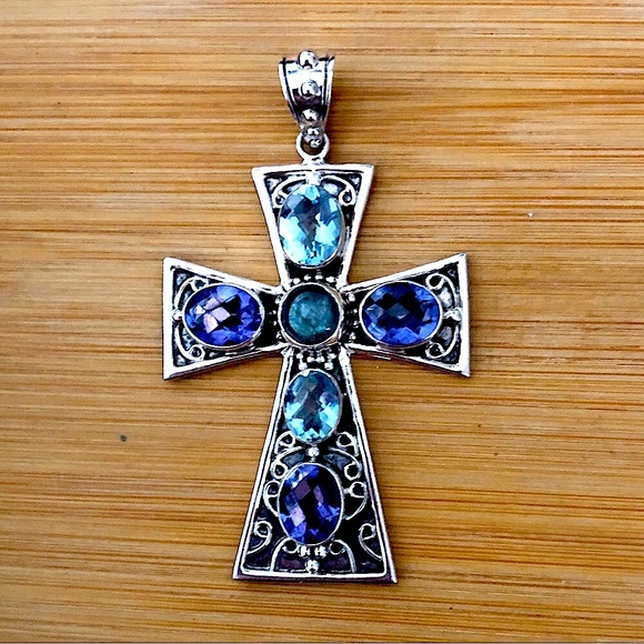 Nicky Butler Jewelry - $86 Nicky Butler Estate Cross 925 India Sterling Silver